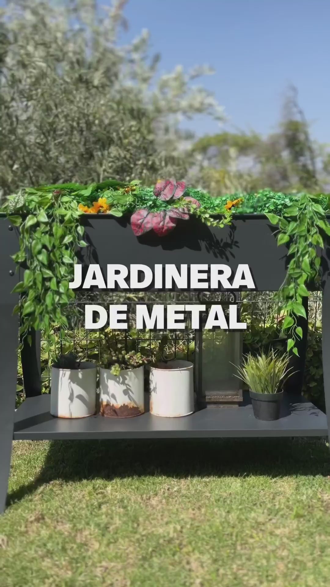 Jardinera de Metal SunnyYard 1 un