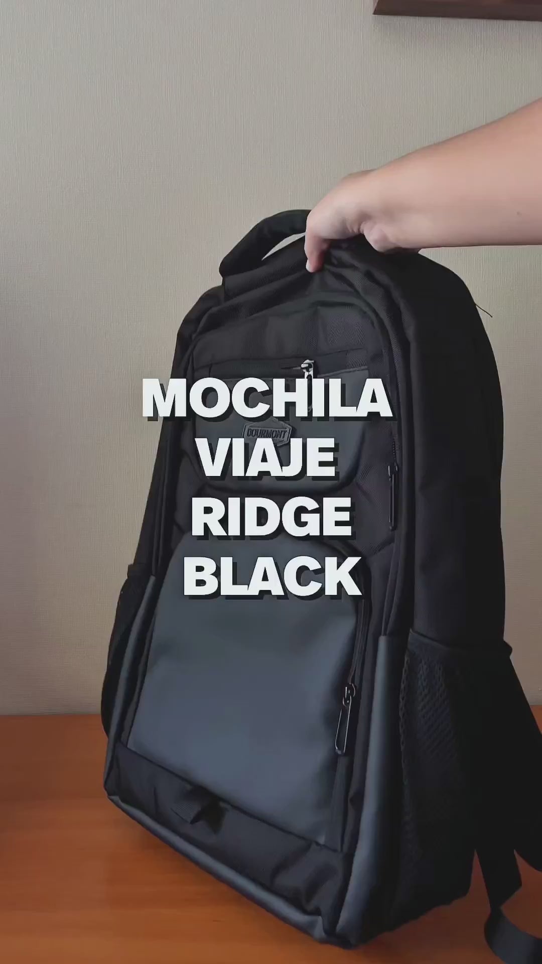 Mochila Ridge Black Dourmont 1 un