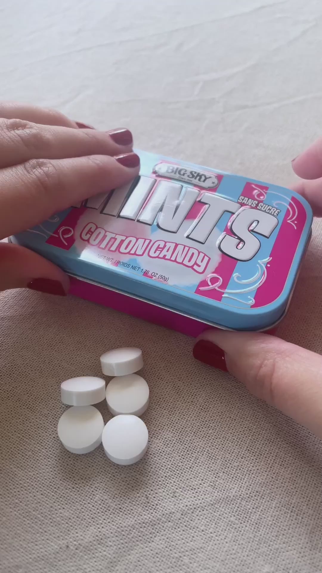 Mentas Cotton Candy Big Sky 50 g
