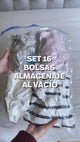 Set 16 Bolsas Almacenaje al Vacío Home Logics 1 un