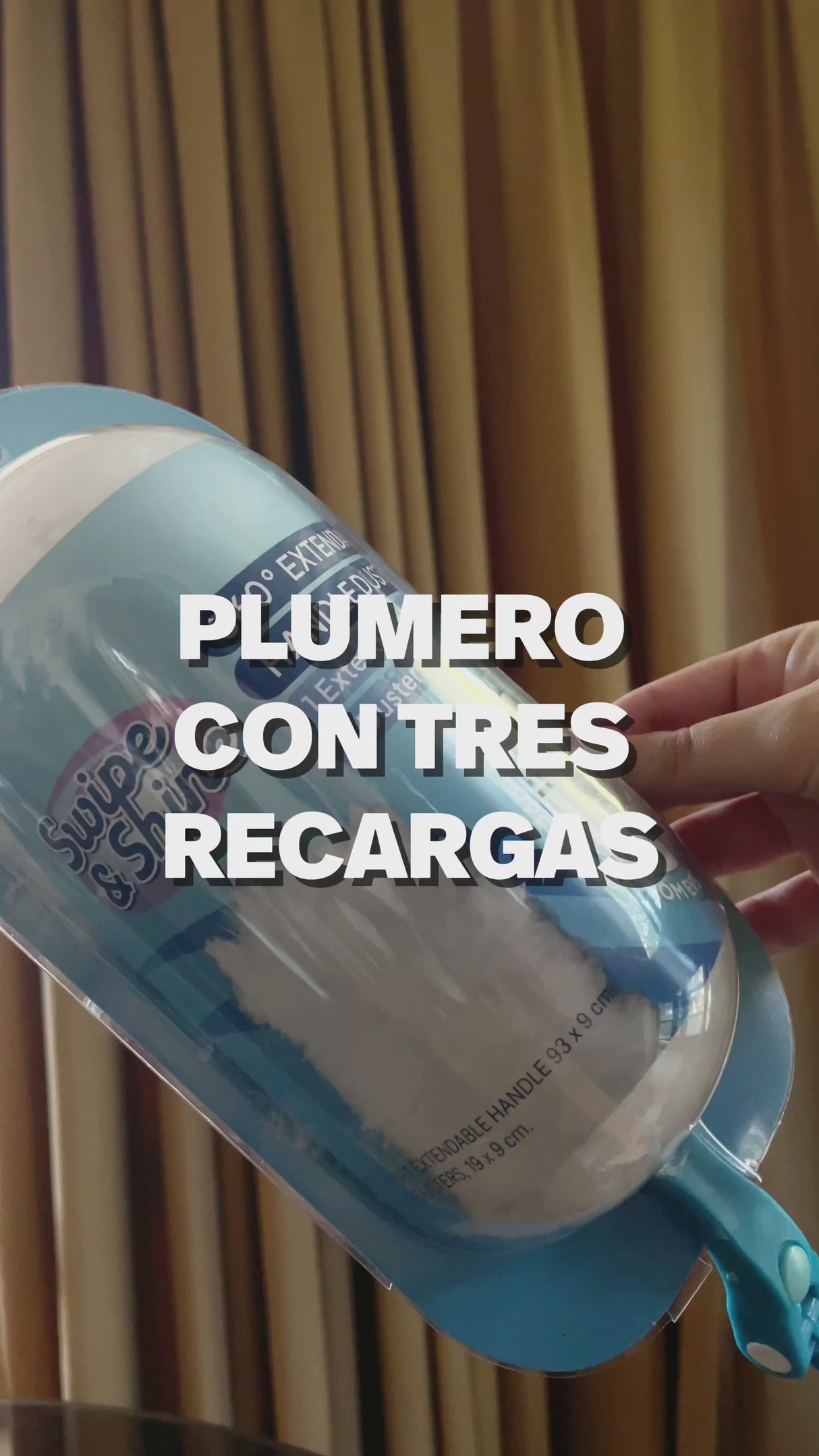 Plumero con 3 Recargas Swipe and Shine 1 un