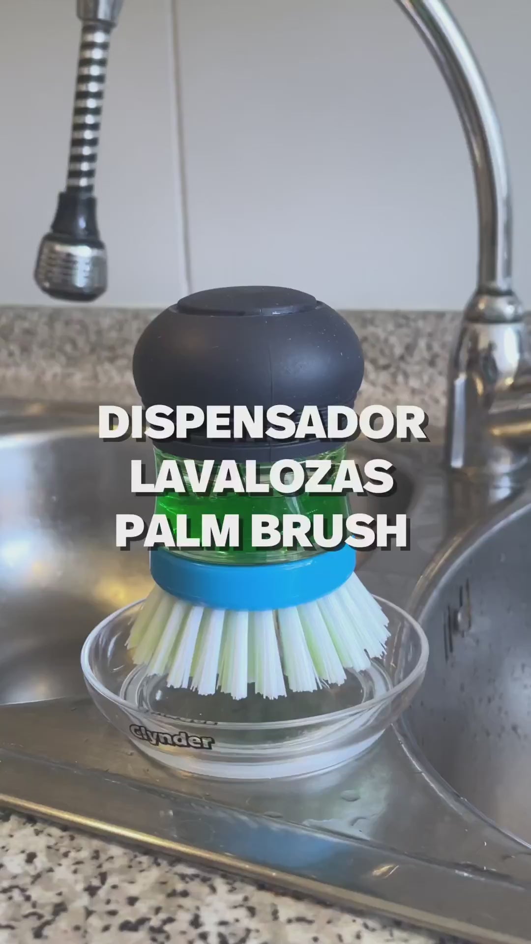 Dispensador Lavalozas Palm Brush Clynder 1 un