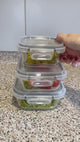 Set 5 Contenedores Vidrio Home Logics 5 un