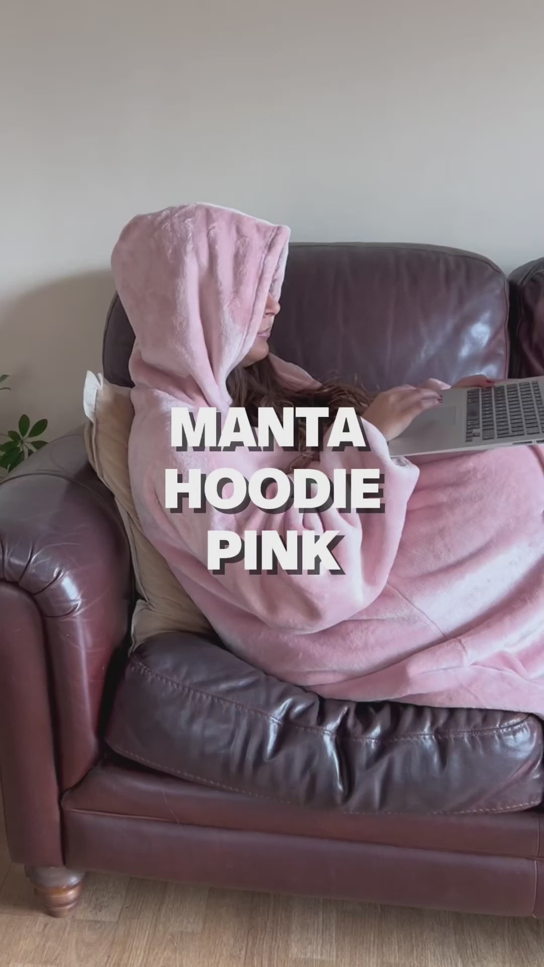 Polerón Manta Sherpa Pink Snuzz Loungewear 1 un