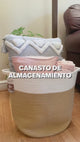 Canasto Almacenamiento Algodón Home Logics 1 un