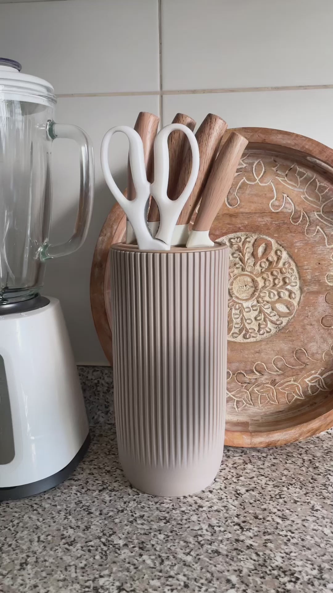 Set 6 Cuchillos con Block Beathon