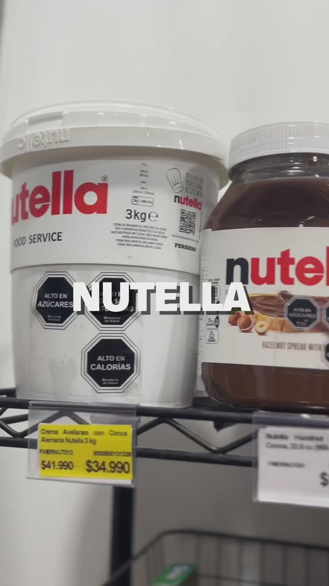 Crema Avellanas con Cocoa Nutella 750 g