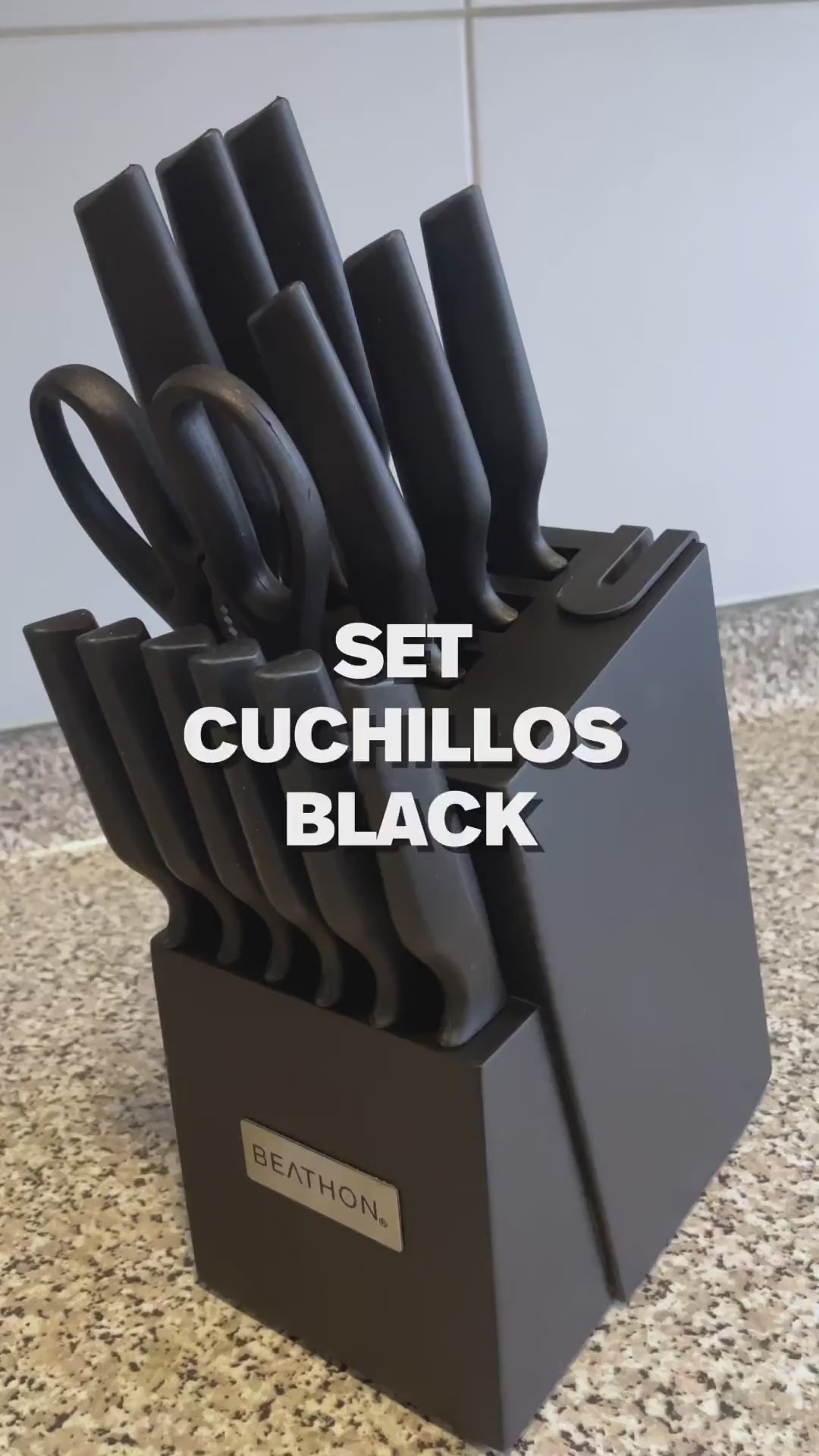 Set 14 Cuchillos Black Series Beathon 1 un
