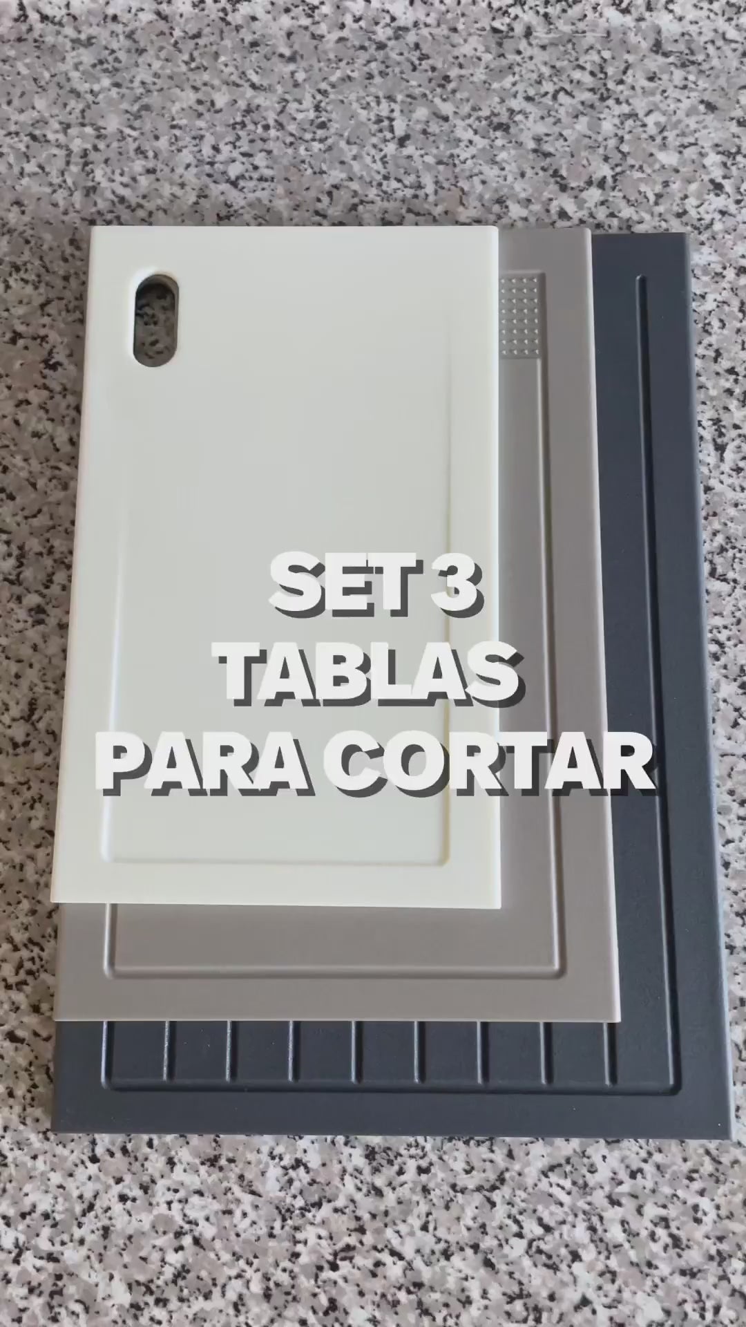 Set 3 Tablas de Cortar Home Logics 3 un