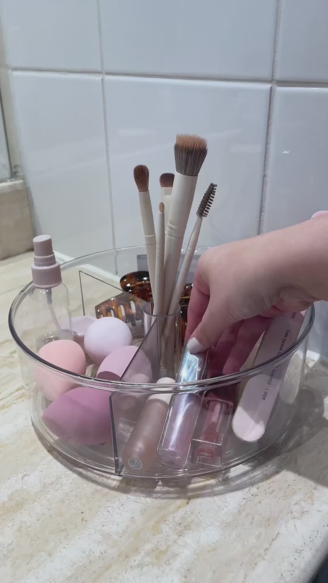 Bandeja Giratoria Almacenamiento 23 x 9 cm Luam 1 un