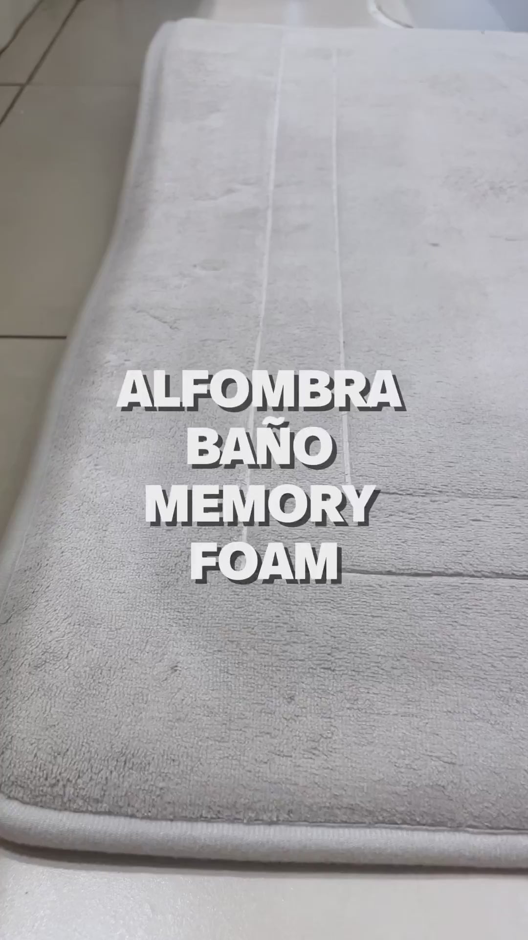 Alfombra Baño Memory Foam Home Logics 1 un