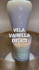 Vela Soja Natural Vanilla Delici 400g Serene Lights 1 un