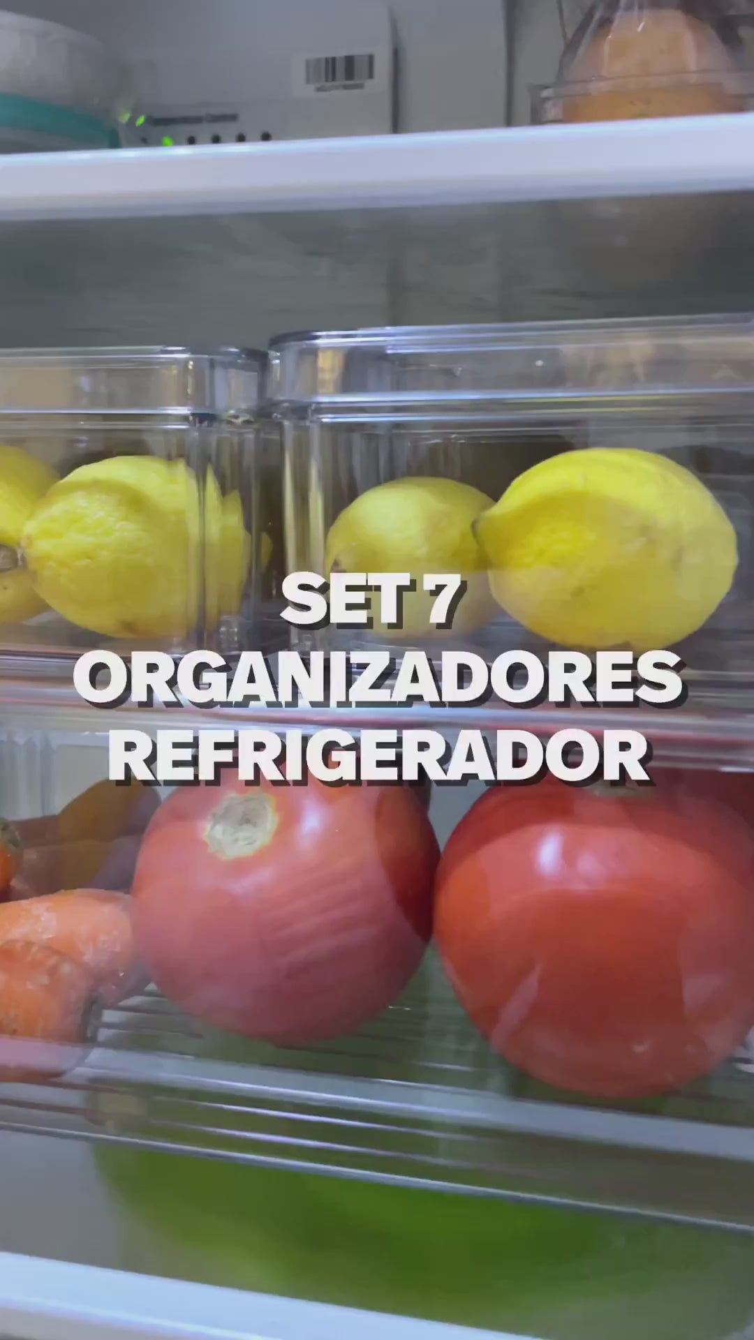 Set 7 Organizadores de Refrigerador Storeware