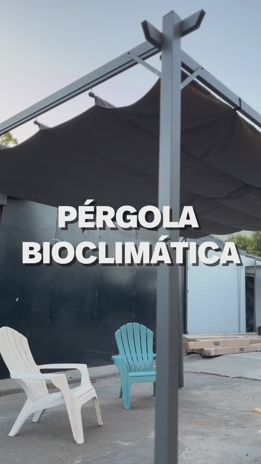 Pérgola Bioclimática Acero 3x4 m Canberra 1 un