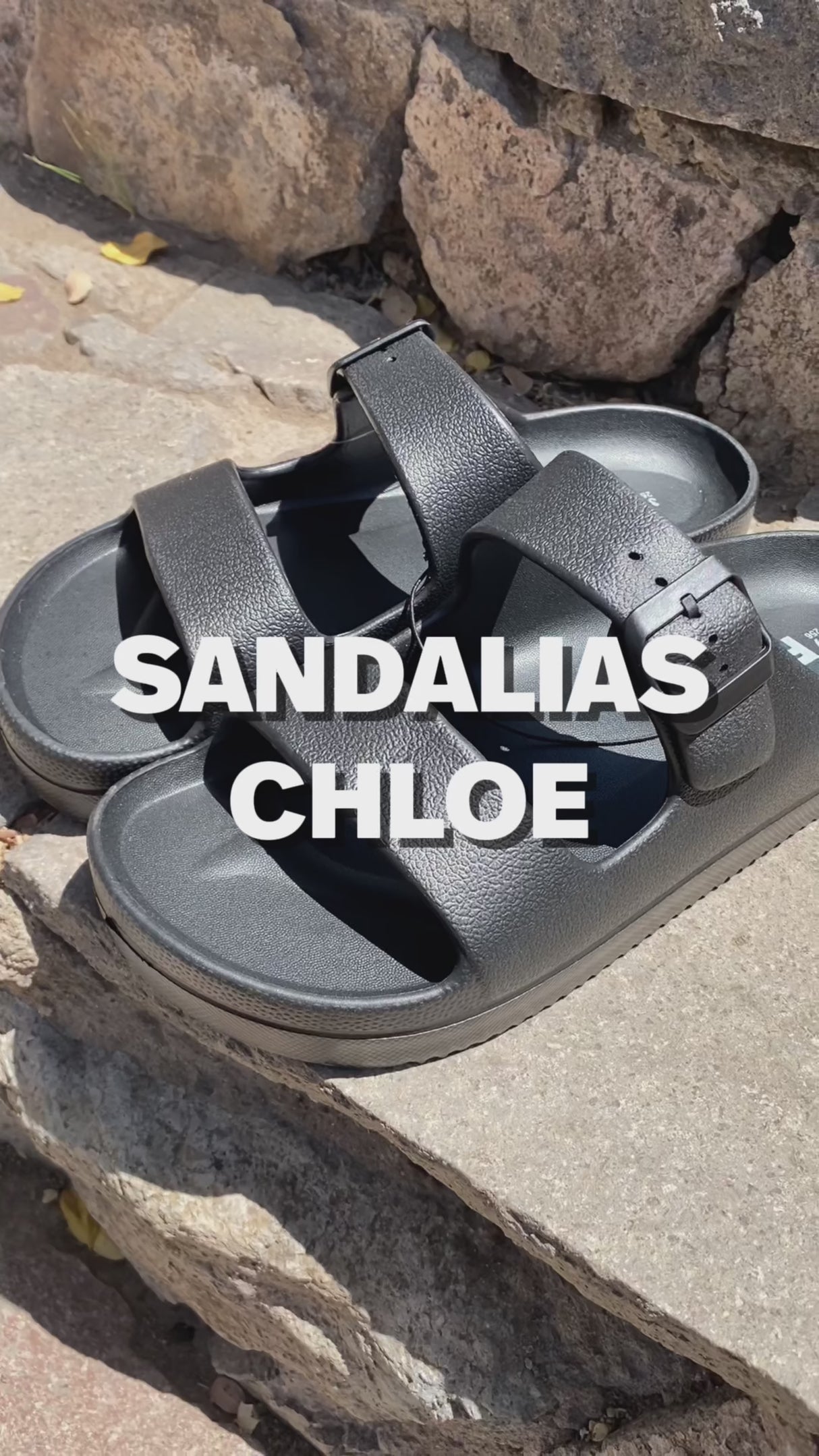 Sandalias Mujer Chloe Black Foss