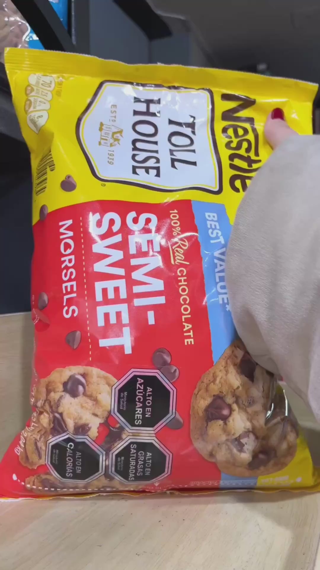 Chips Chocolate Semi Dulce Nestle 2.04 kg