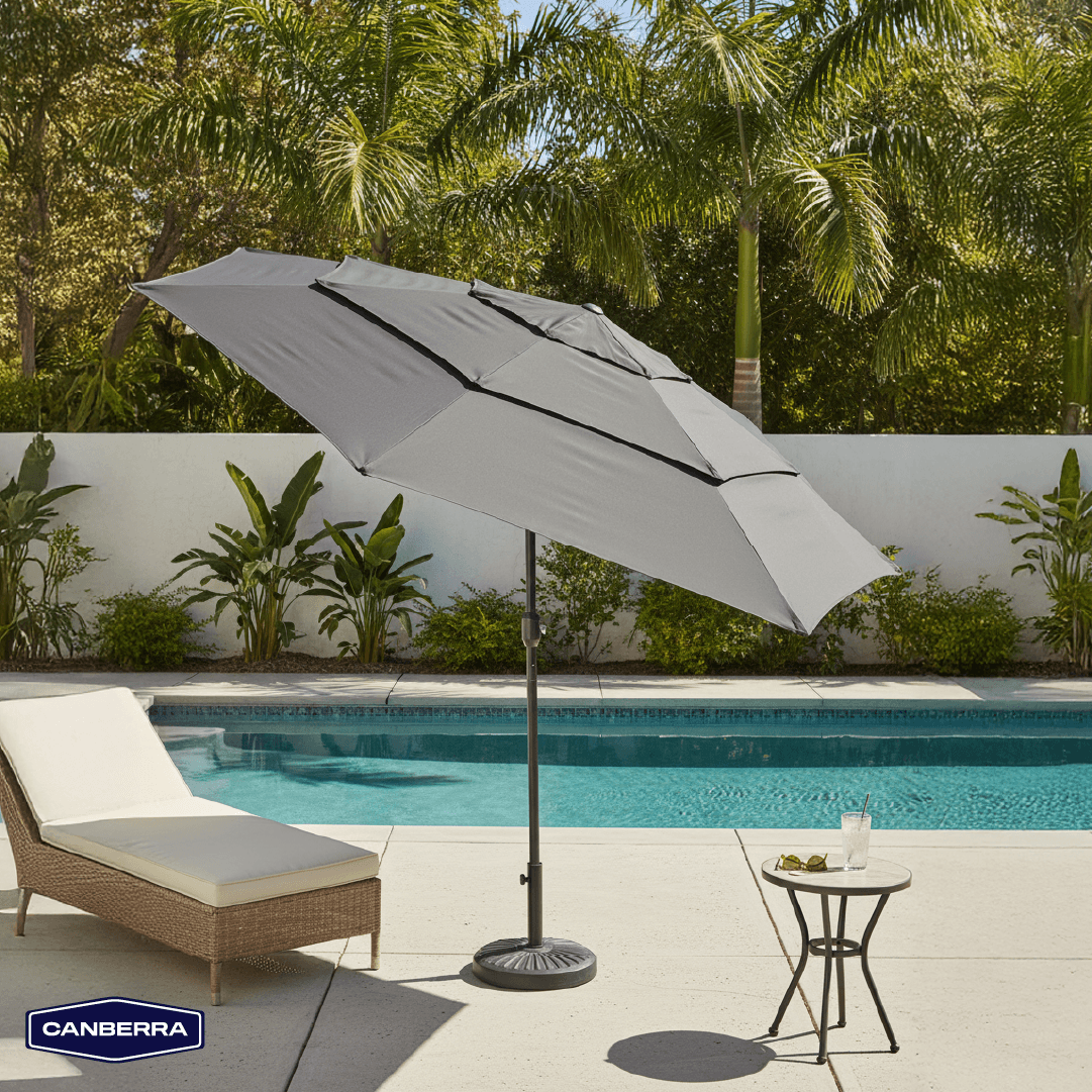 Base Plástica Rellenable Redonda para Quitasol Canberra 1 un