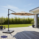 Set Quitasol de Terraza Toscana 3M Canberra 1 un con Base Plástica