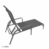 Reposera Acero Reposabrazos 198 x 67 x 52 cm Cool Gray Sunseeker 1 un