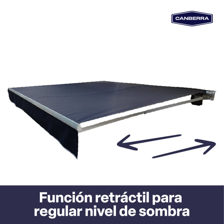 Toldo Retráctil 3 x 2.5 Gray Cranberra 1 un
