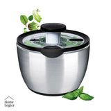 Secador Centrífuga Ensalada Acero Inox 5L Home Logics 1 un