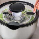 Secador Centrífuga Ensalada Acero Inox 5L Home Logics 1 un