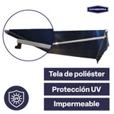 Toldo Retráctil 4 x 2.5 m Gray Canberra