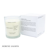 Vela Soja Natural Vanilla Delici 400g Serene Lights 1 un