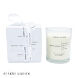 Vela Soja Natural Vanilla Delici 400g Serene Lights 1 un