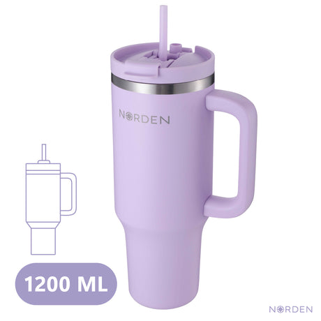 Botella Térmica Tumbler Leak-Proof Violet Mist 1200 ml Norden 1 un