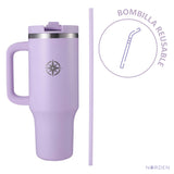 Botella Térmica Tumbler Leak-Proof Violet Mist 1200 ml Norden 1 un