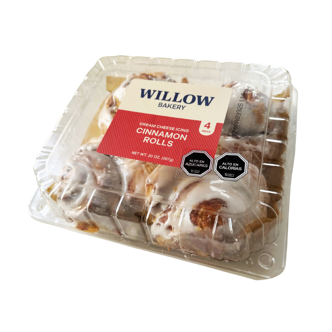 Cinnamon Rolls Icing Queso Crema Willow Bakery 567 g