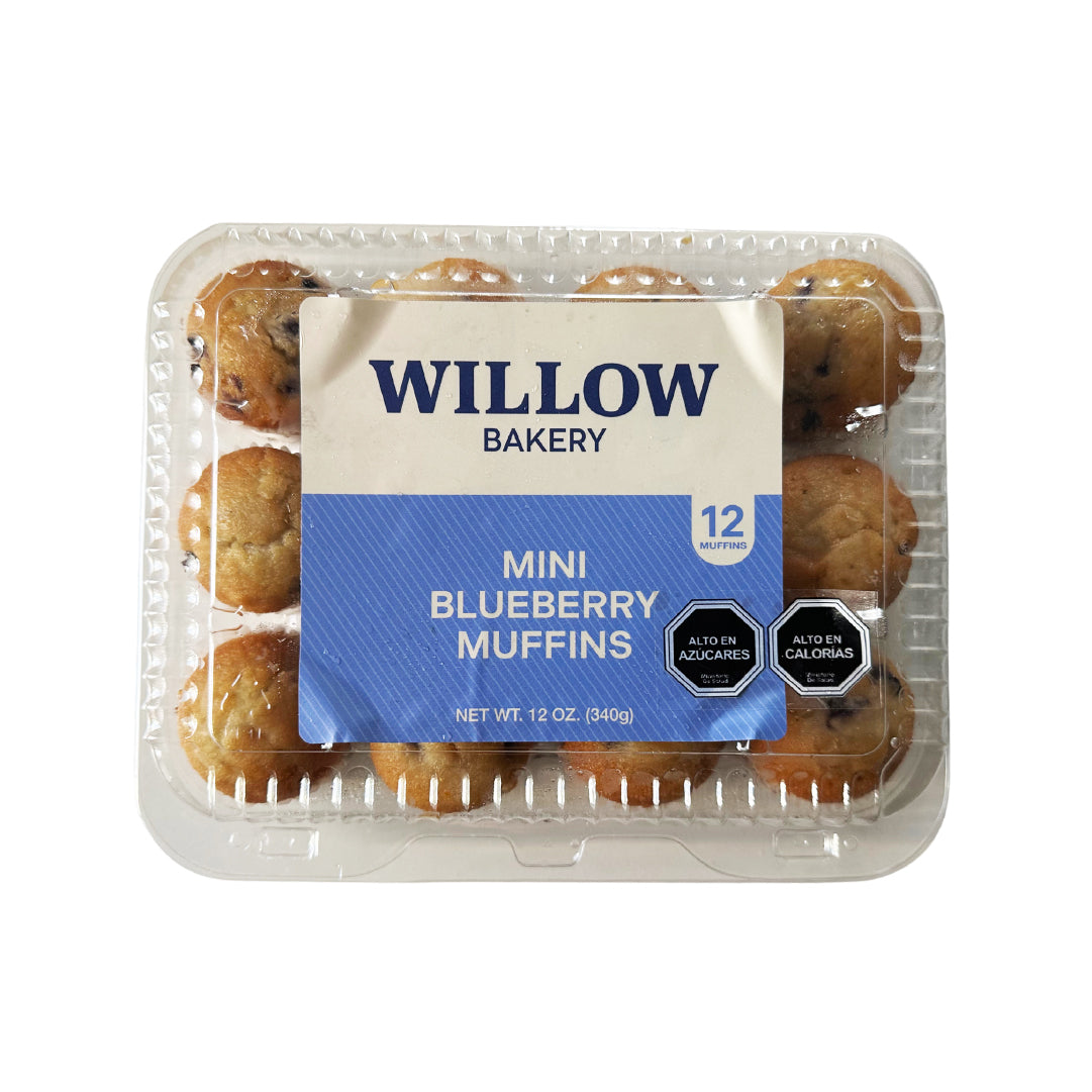 Muffins Arándanos Mini Willow Bakery 340 g