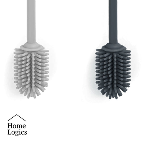 Set 2 Cepillos Botellas Silicona Home Logics 1 un